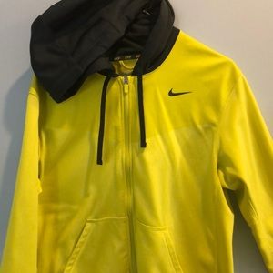 Nike mens M hooded sweatshirt zip up